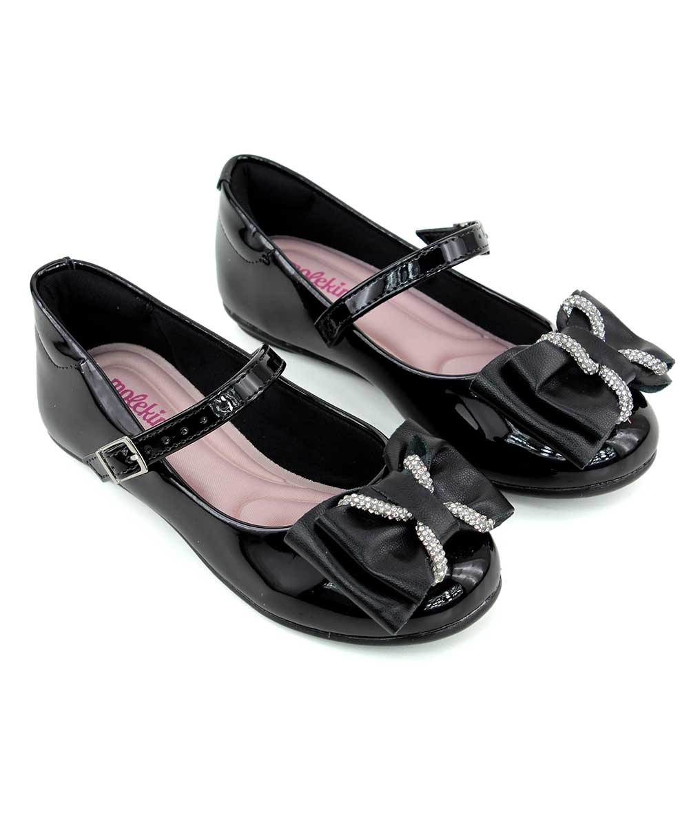 Sapatilha Infantil Molekinha Com Laço Preto