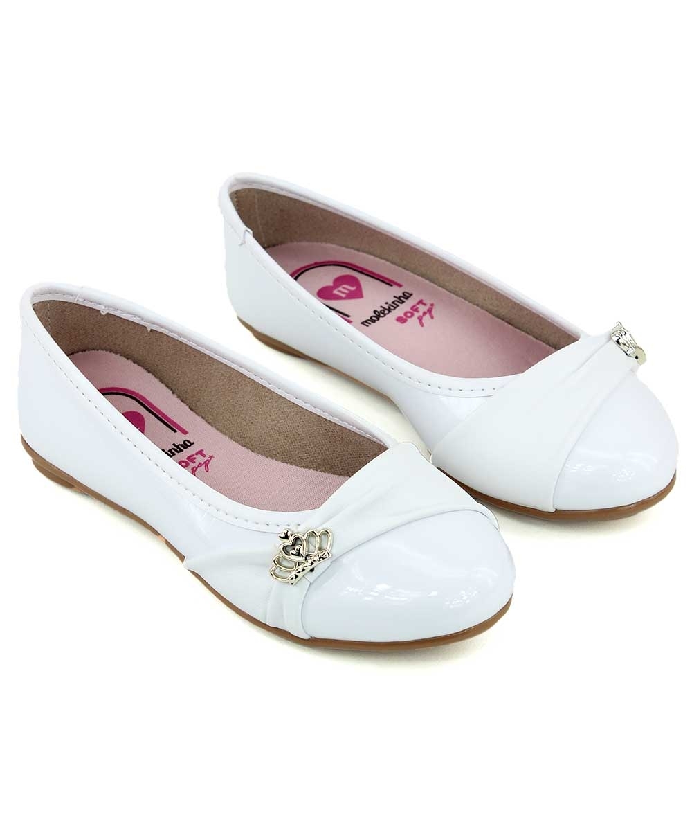 Sapatilha Infantil Molekinha Soft Pop Branco