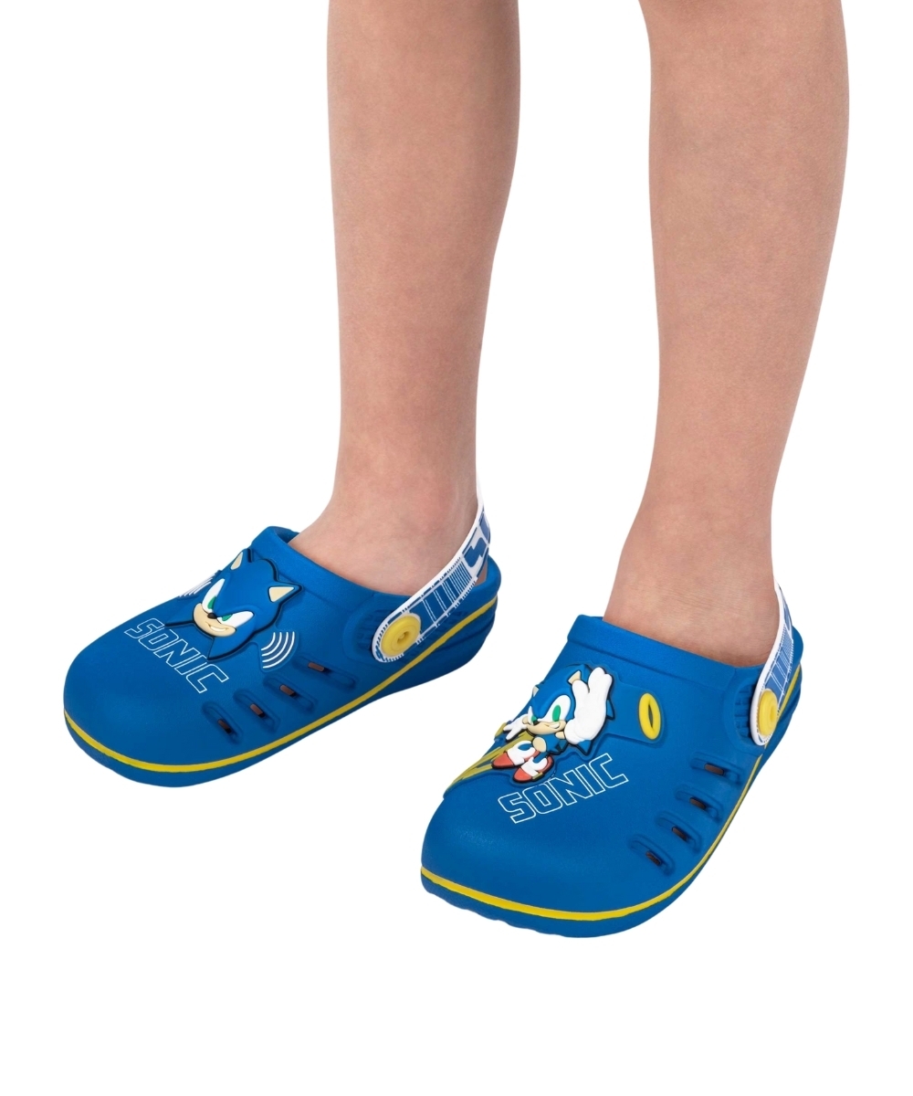 Babuche Infantil Grendene Sonic AZUL