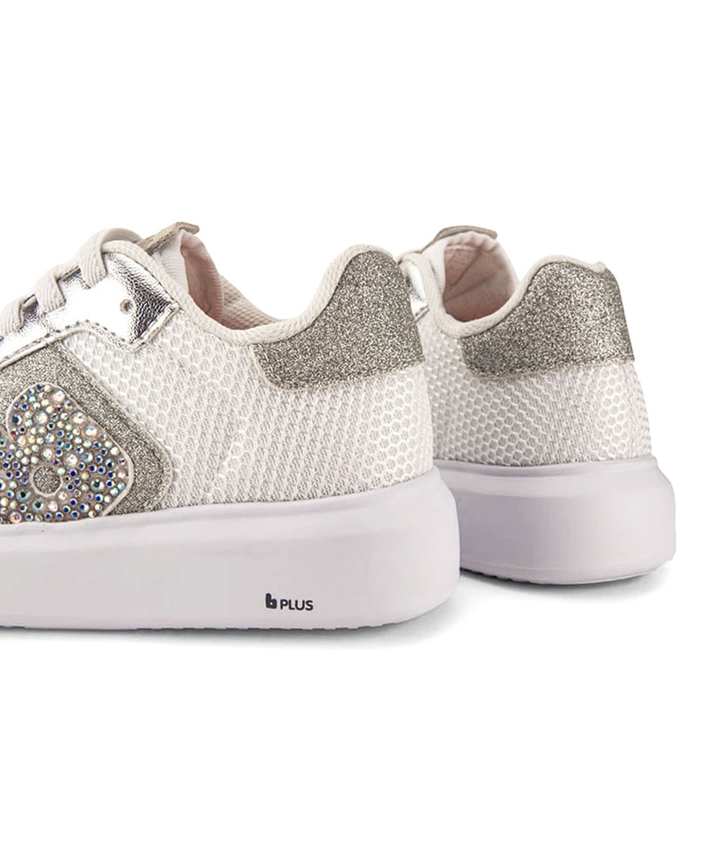 Tênis Infantil Bibi Glam Brilhos BRANCO/PRATA
