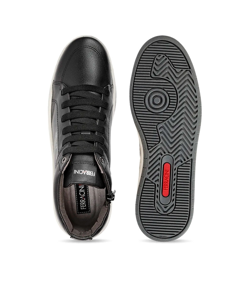 Sapatênis Masculino Ferracini Vox Couro Preto