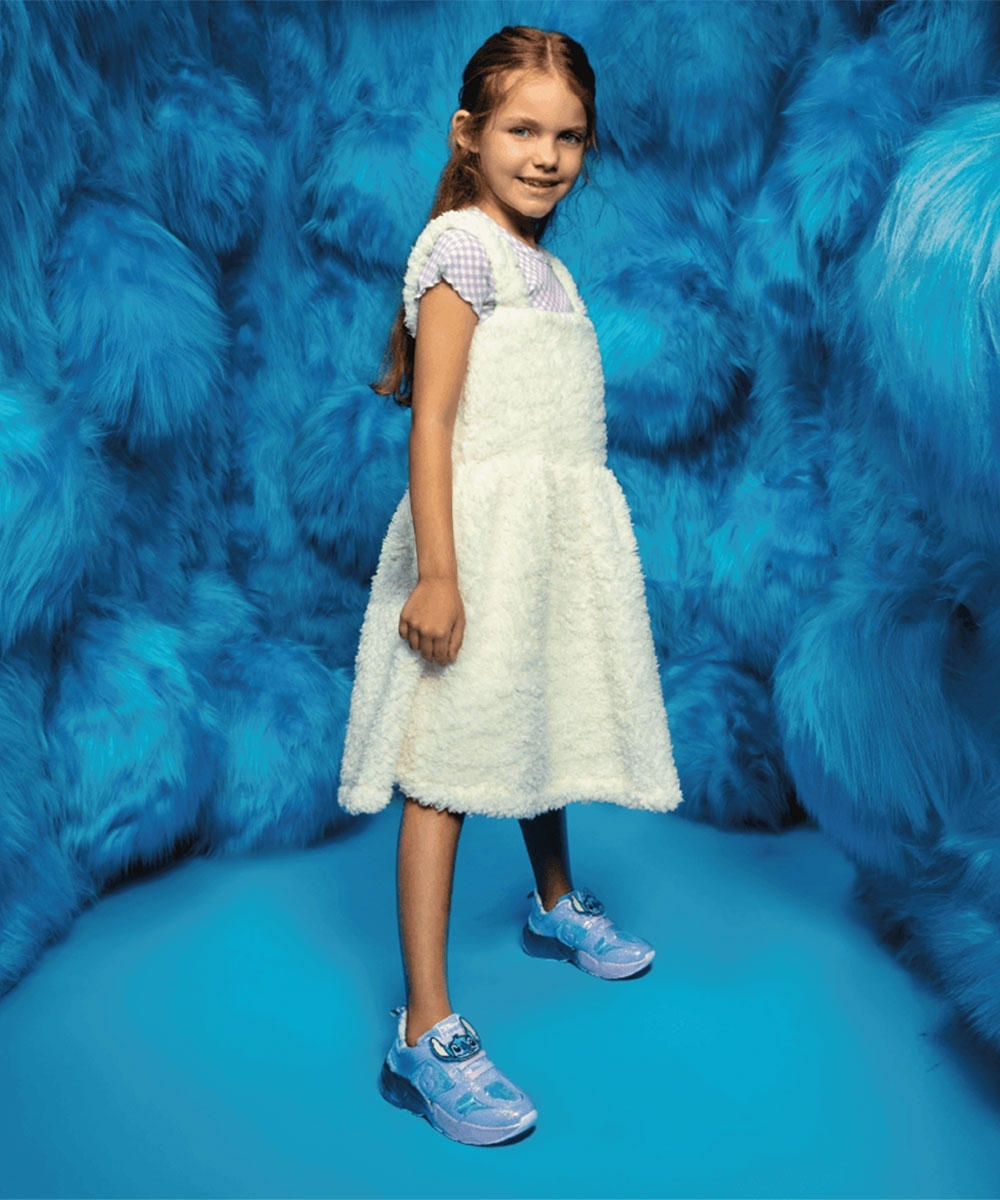 Tênis Infantil Bibi Pegasus Stitch Disney AZUL