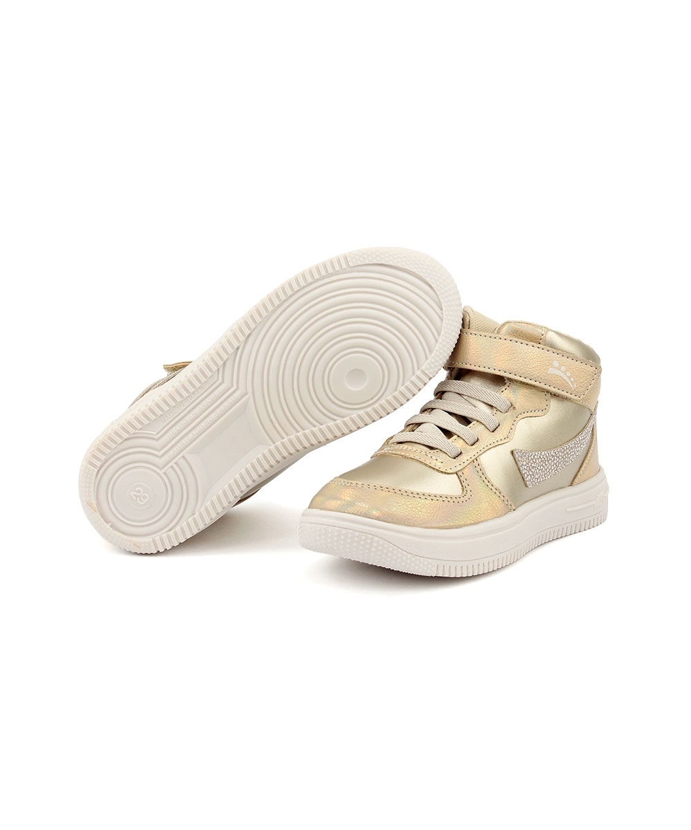 Tênis Infantil Cano Médio Ortopasso Force One Ouro