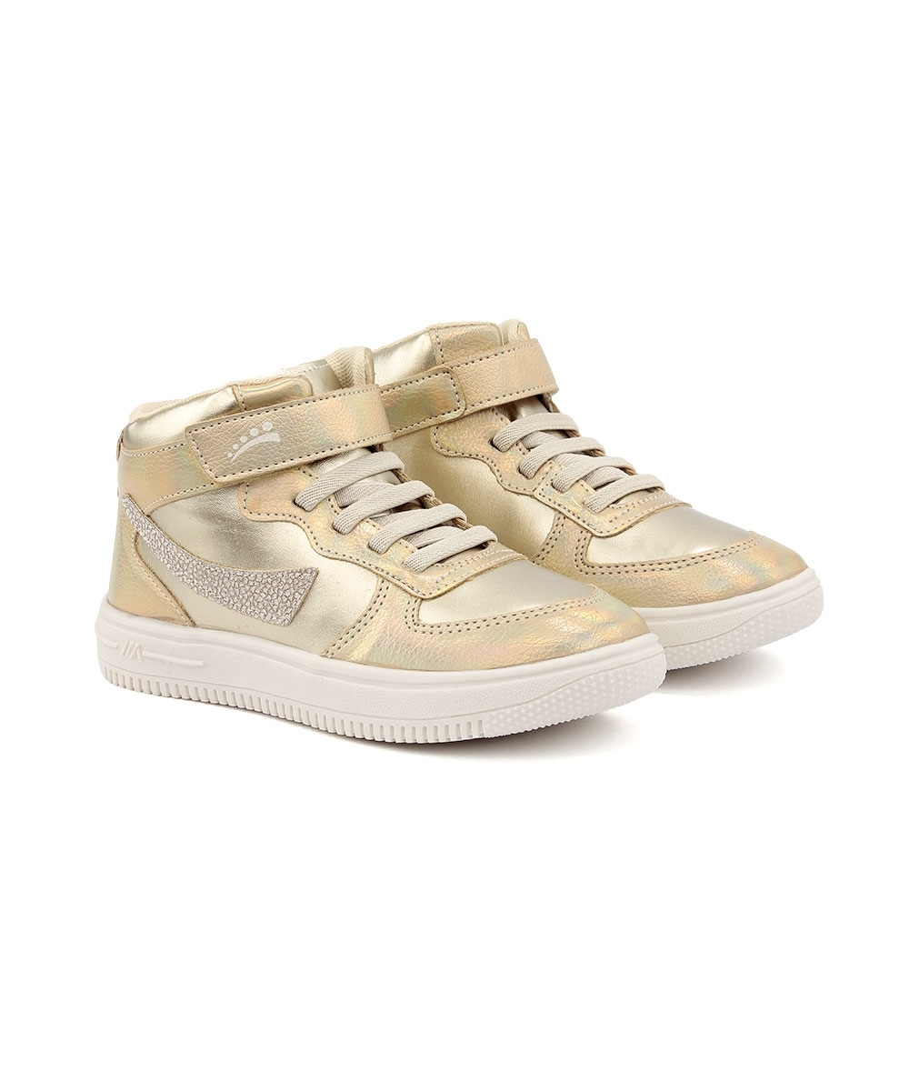 Tênis Infantil Cano Médio Ortopasso Force One Ouro