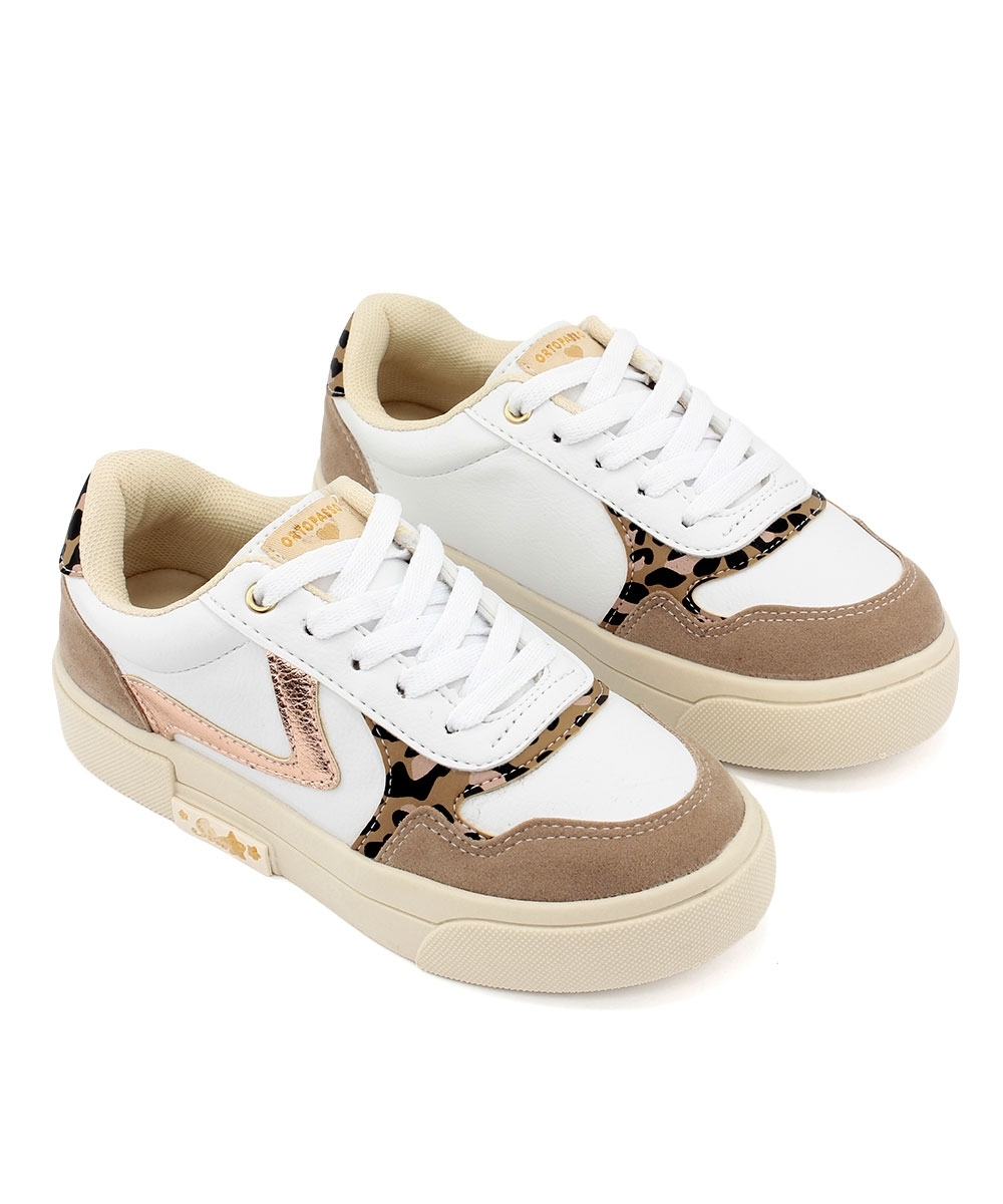 Tênis Infantil Ortopasso New Stars Branco