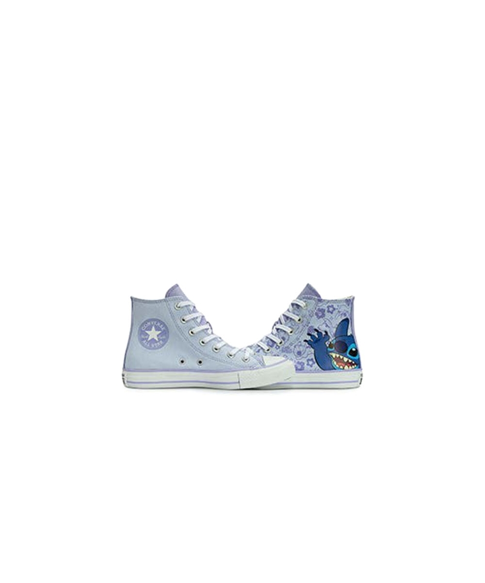 Tênis Cano Alto Converse All Star Disney Stitch 2 Azul