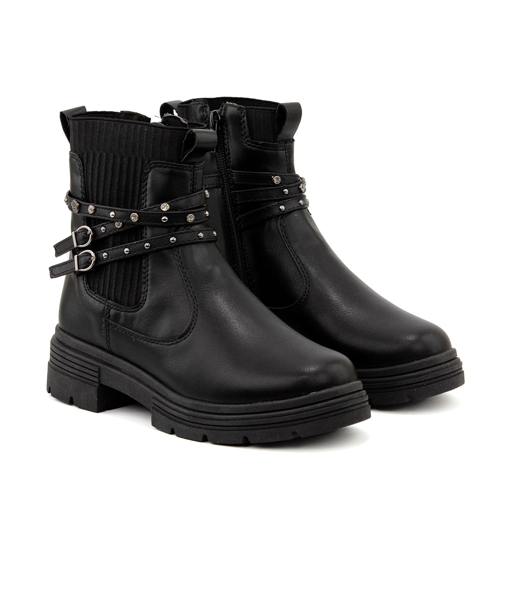 Bota Cano Curto Pink Cats Tratorada PRETO