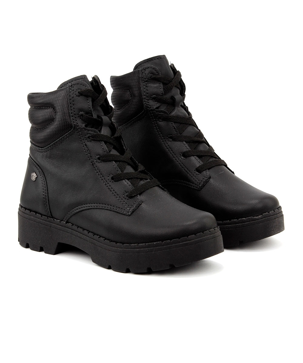 Coturno Infantil Pink Cats Tratorado Preto