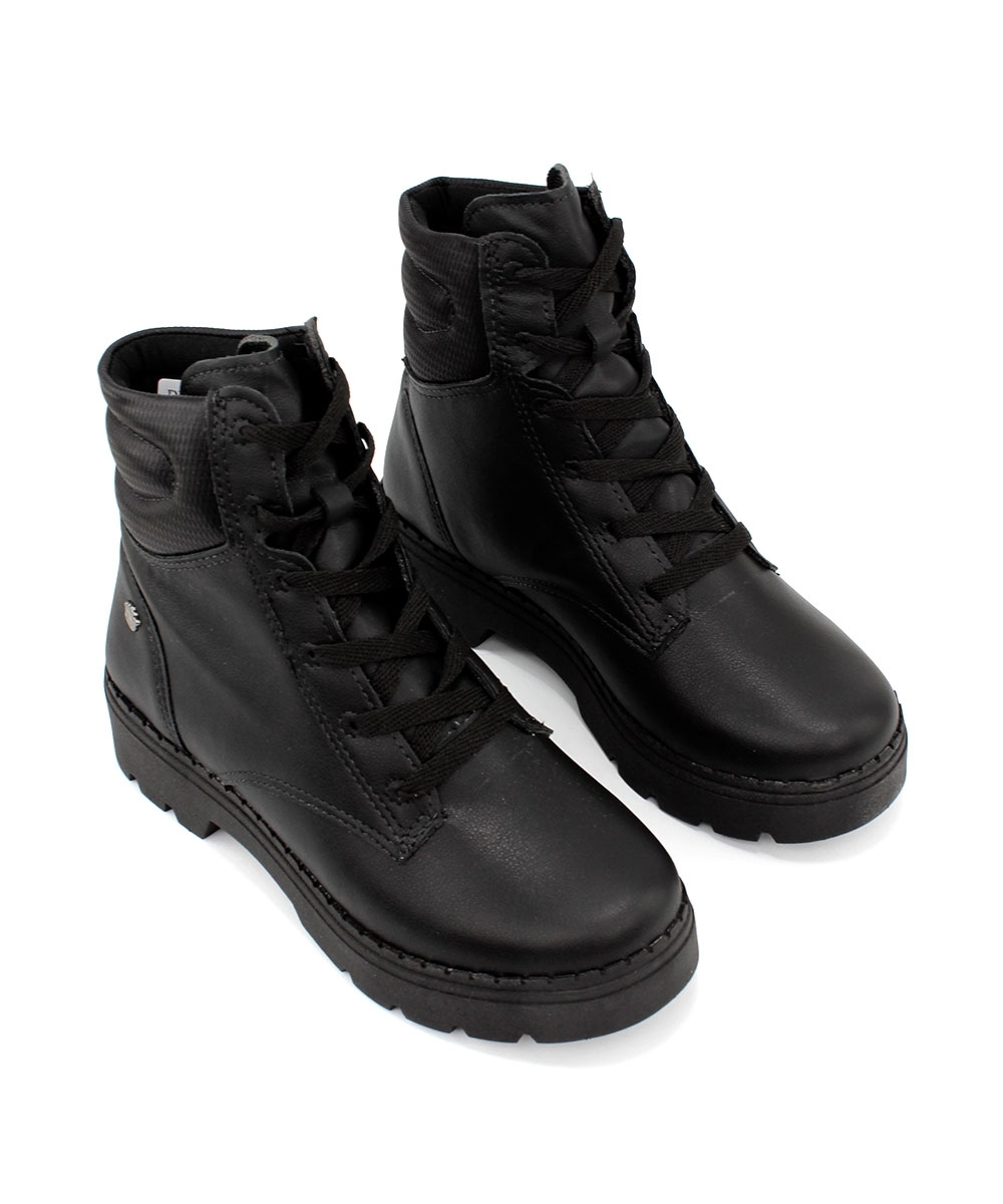 Coturno Infantil Pink Cats Tratorado Preto