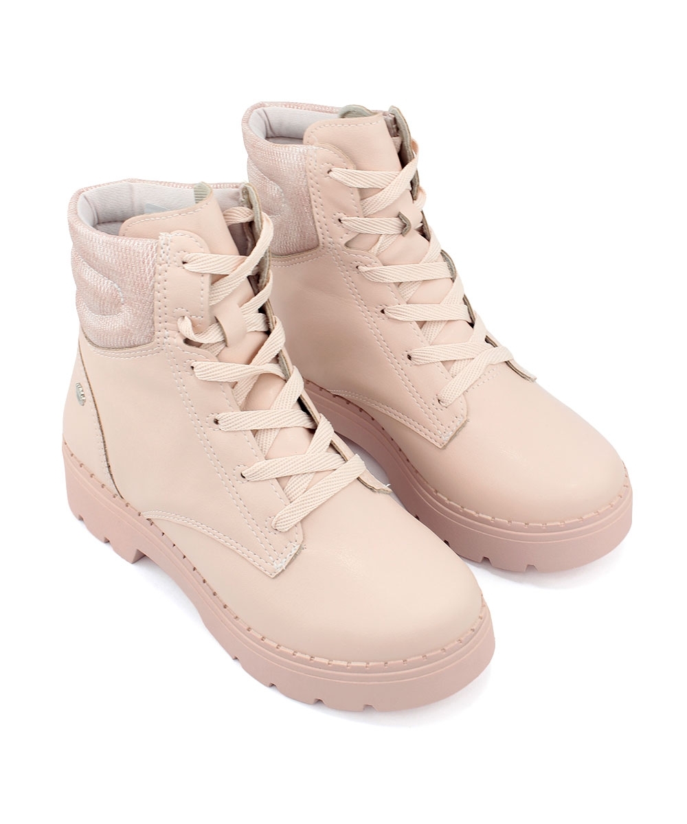 Coturno Infantil Pink Cats Tratorado Bege