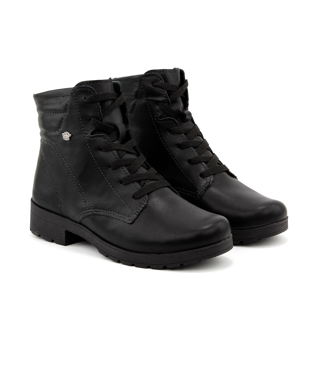 Coturno Infantil Pink Cats Salto Baixo Preto