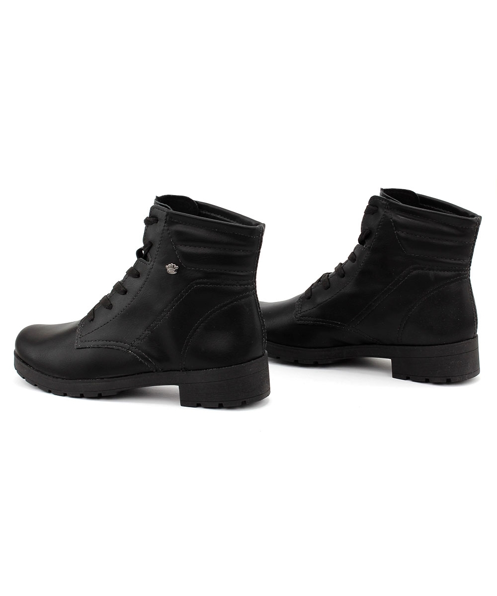 Coturno Infantil Pink Cats Salto Baixo Preto