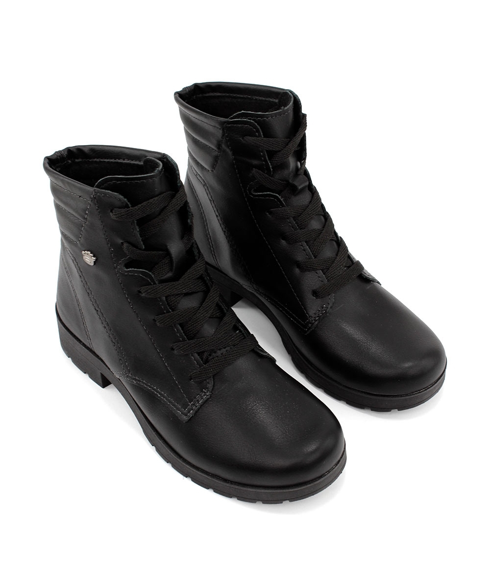 Coturno Infantil Pink Cats Salto Baixo Preto