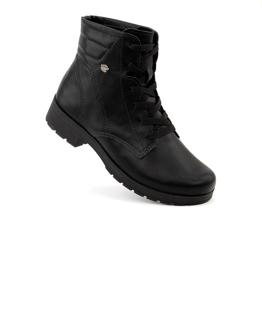 Coturno Infantil Pink Cats Salto Baixo Preto