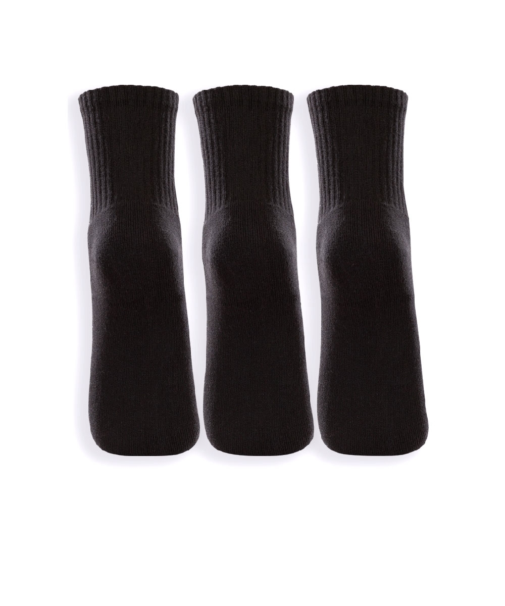 Meia Lupo Kit Com 3 Pares Adulto Preto