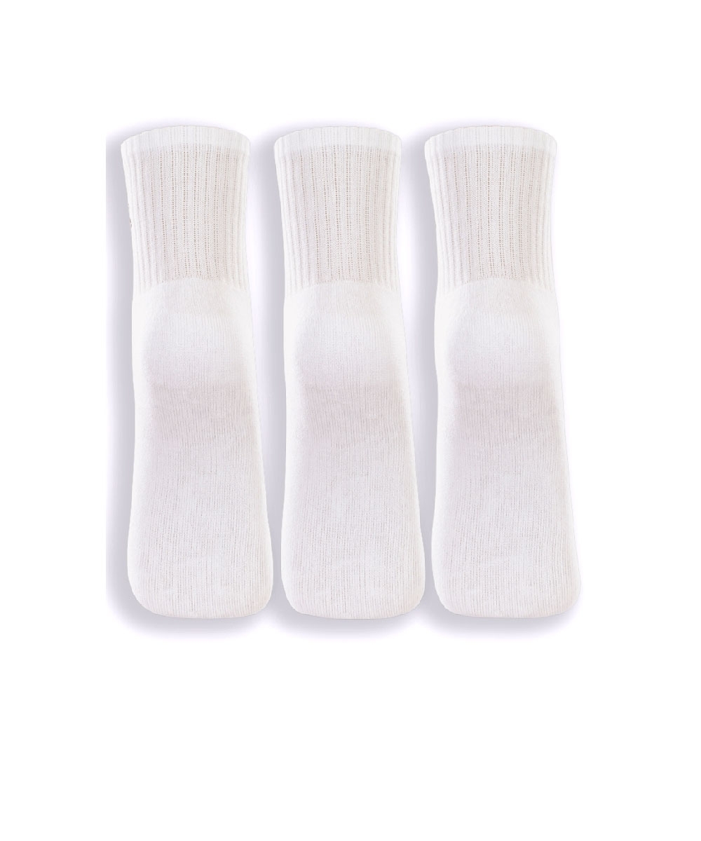 Meia Lupo Kit Com 3 Pares Adulto Branco