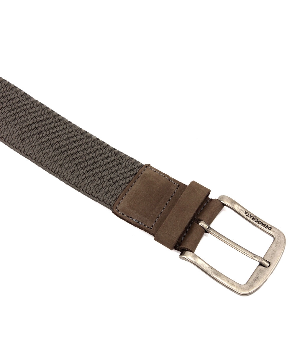 Cinto Masculino Democrata Elástico Denim Smoke