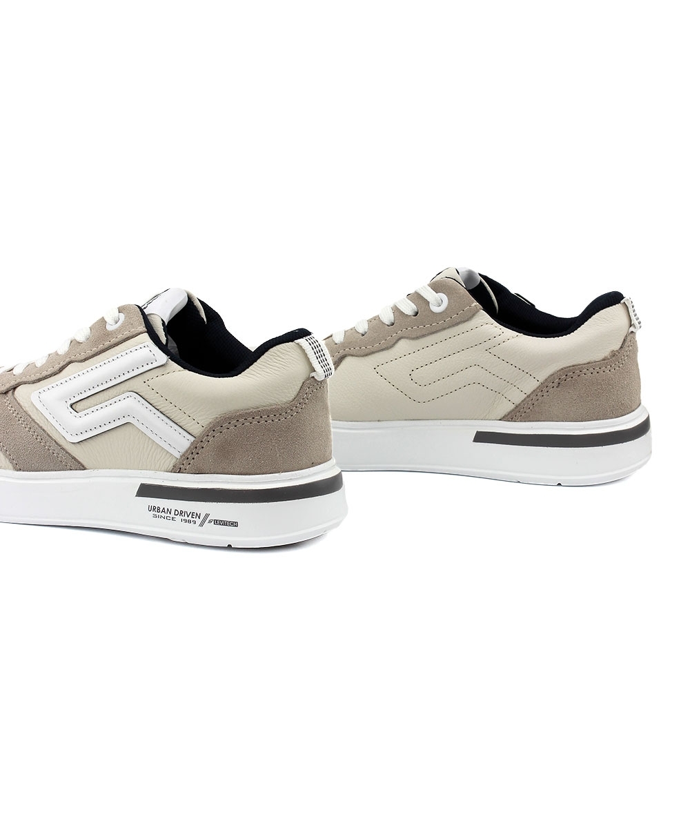 Tênis Masculino Pegada Casual Couro Branco