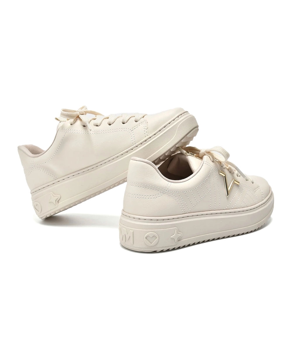 Tênis Feminino Via Marte Casual Marfim