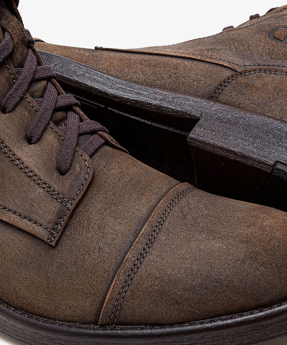 Bota Masculina Democrata Garage Dust Couro TABACO