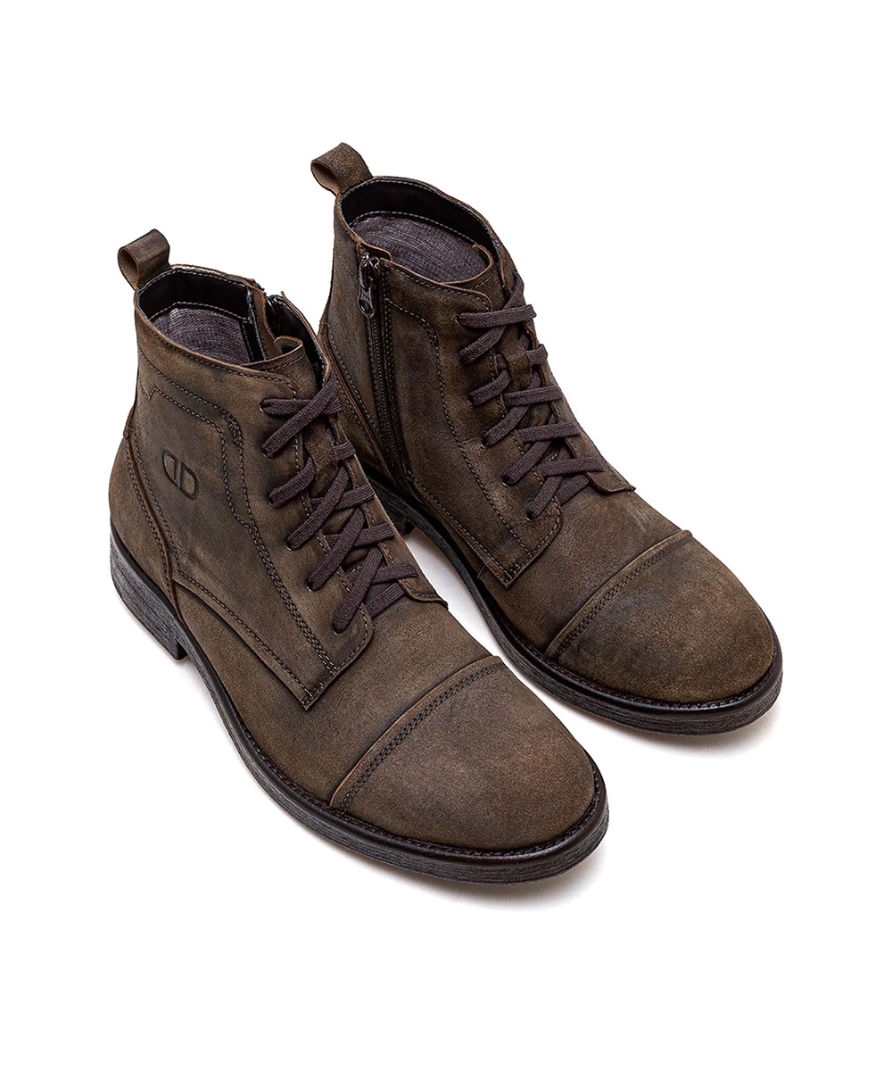 Bota Masculina Democrata Garage Dust Couro TABACO