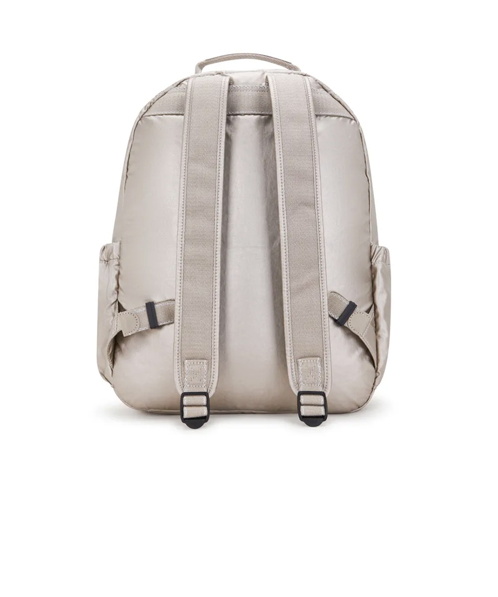 Mochila Kipling Seoul Metallic Glow BEGE
