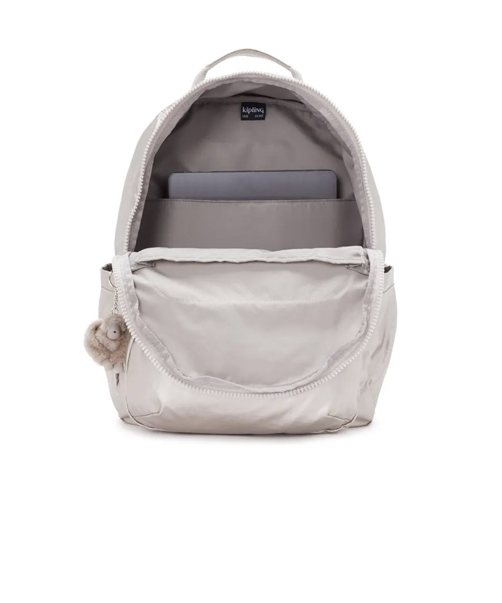 Mochila Kipling Seoul Metallic Glow BEGE