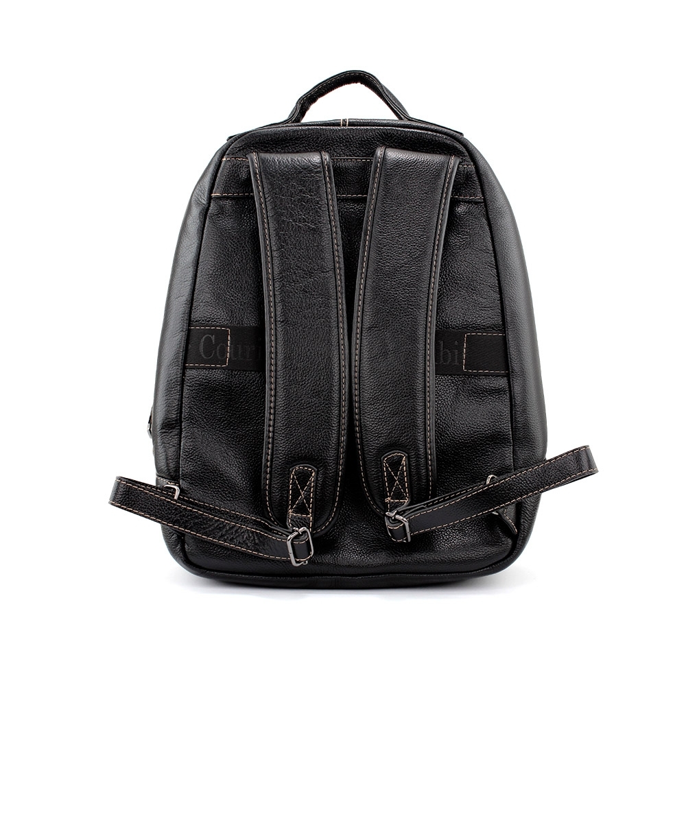 Mochila Masculina Couribi Porta Notebook Couro Preto