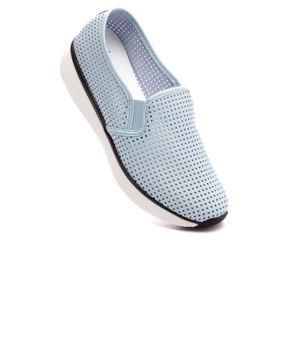 Tênis Feminino Giulia Domna Slip On Couro Azul