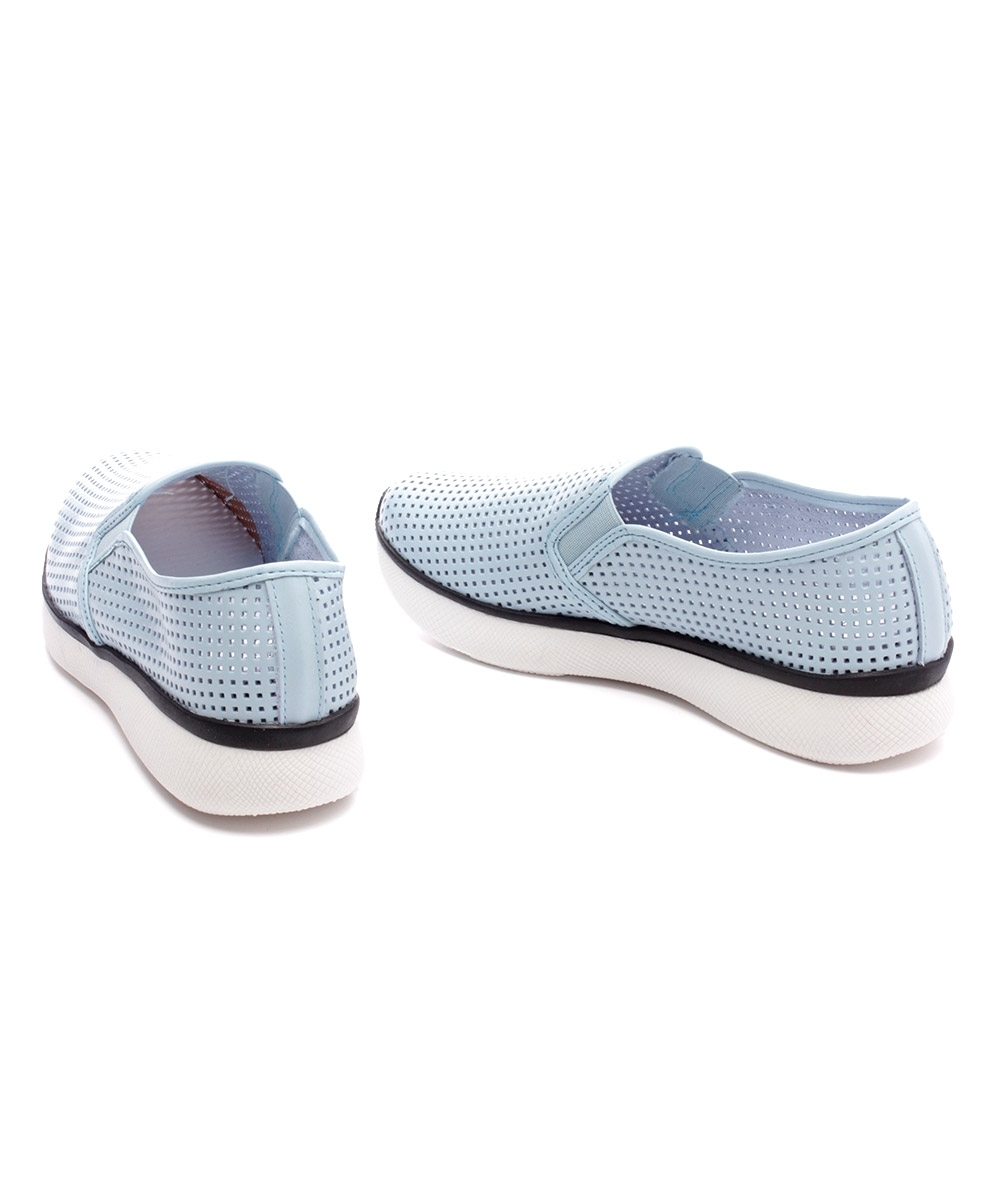 Tênis Feminino Giulia Domna Slip On Couro Azul