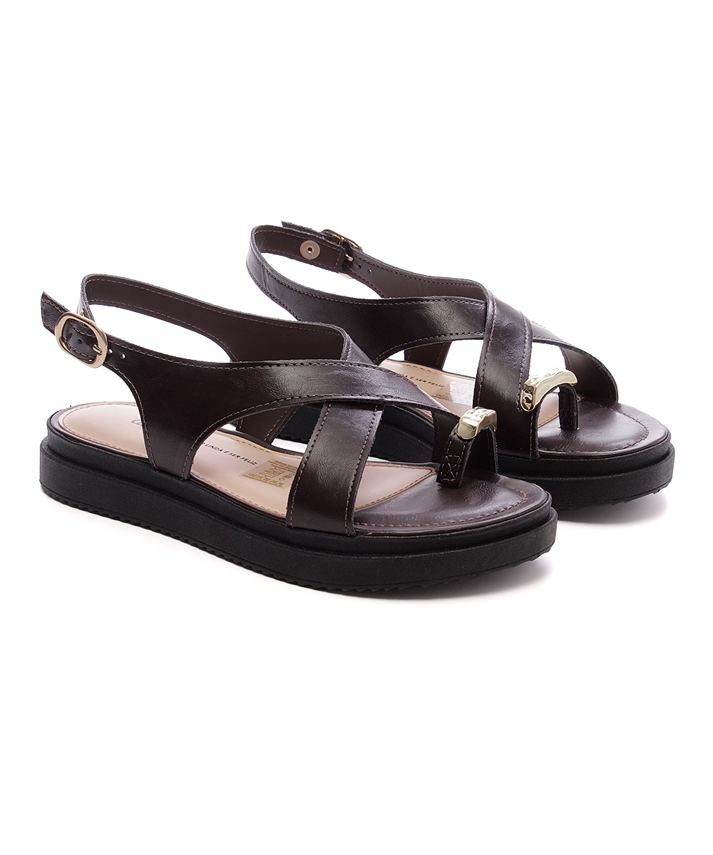 Sandália Flatform Dakota Marrom