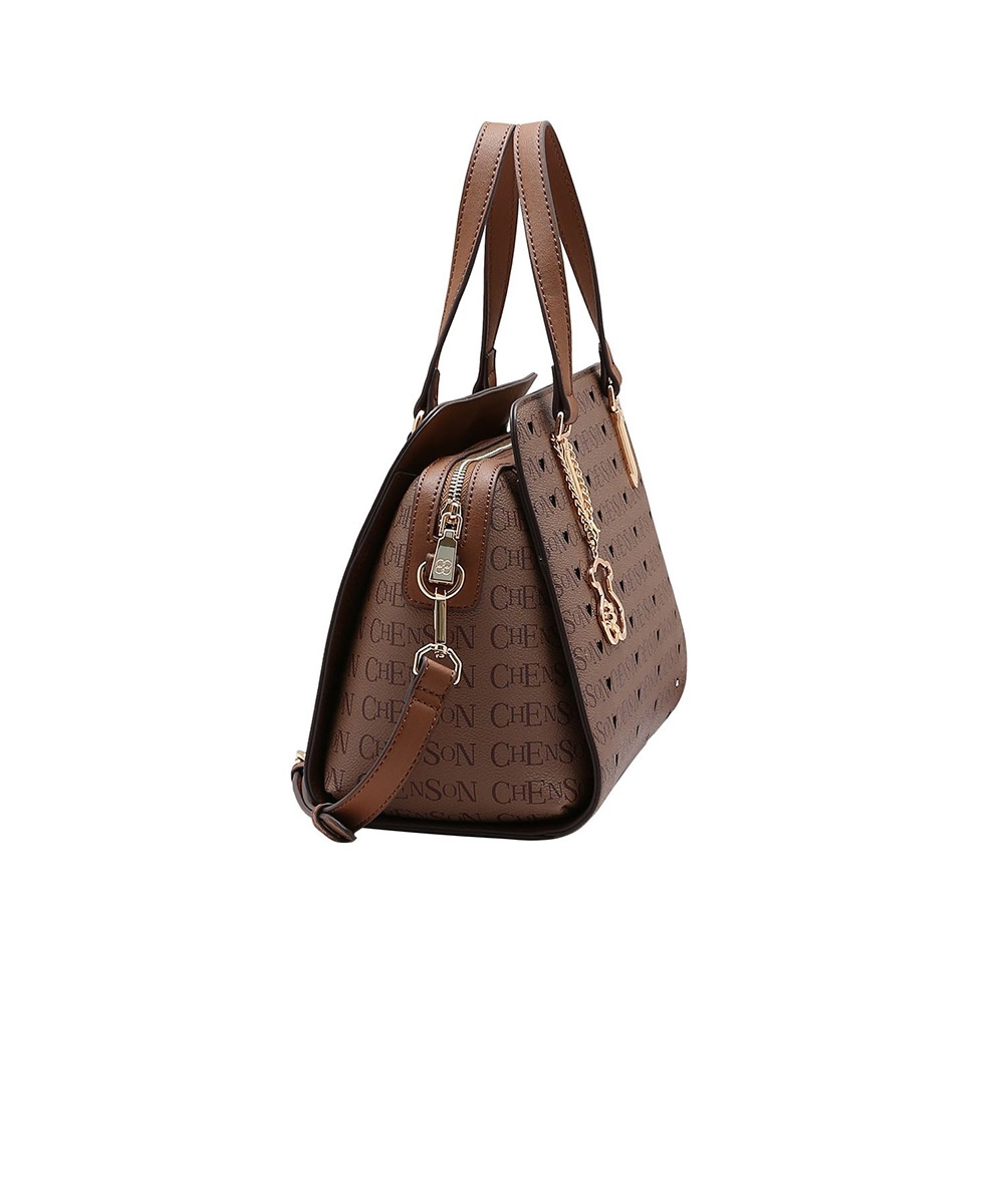Bolsa Feminina Chenson Cristal Monograma Cafe
