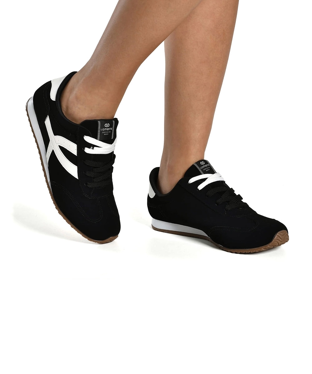 Tênis Feminino Casual Via Marte Preto