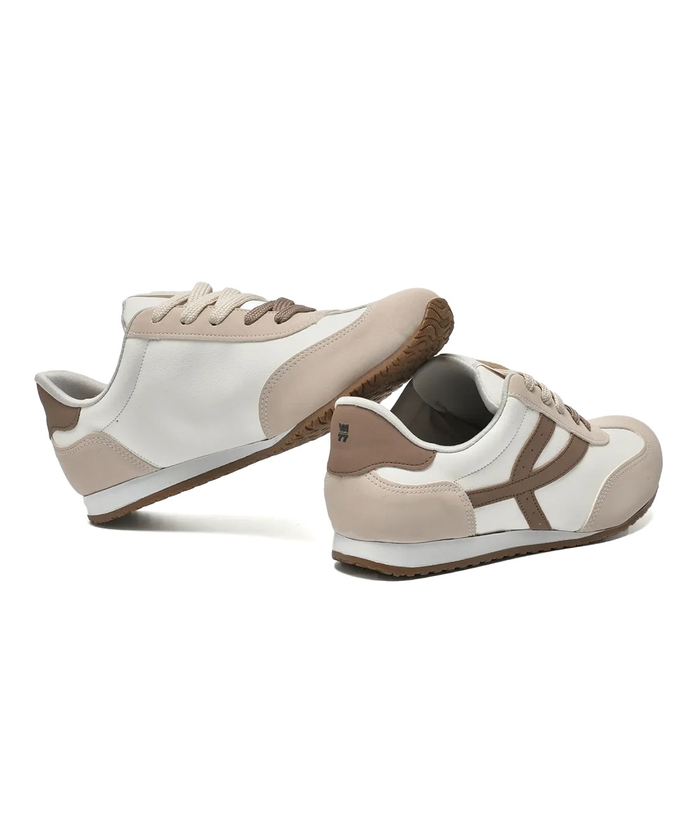 Tênis Feminino Casual Via Marte Bege