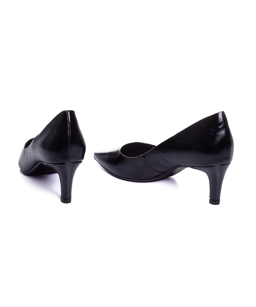 Sapato Scarpin Bebecê Salto Baixo Preto