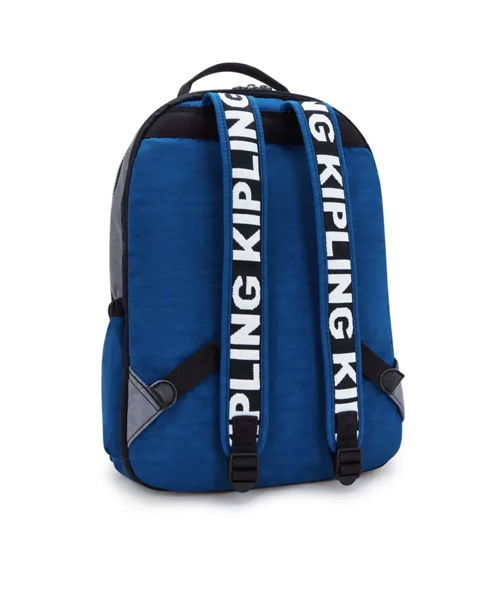 Mochila Kipling Seoul Lap Scuba Blue Bl Azul