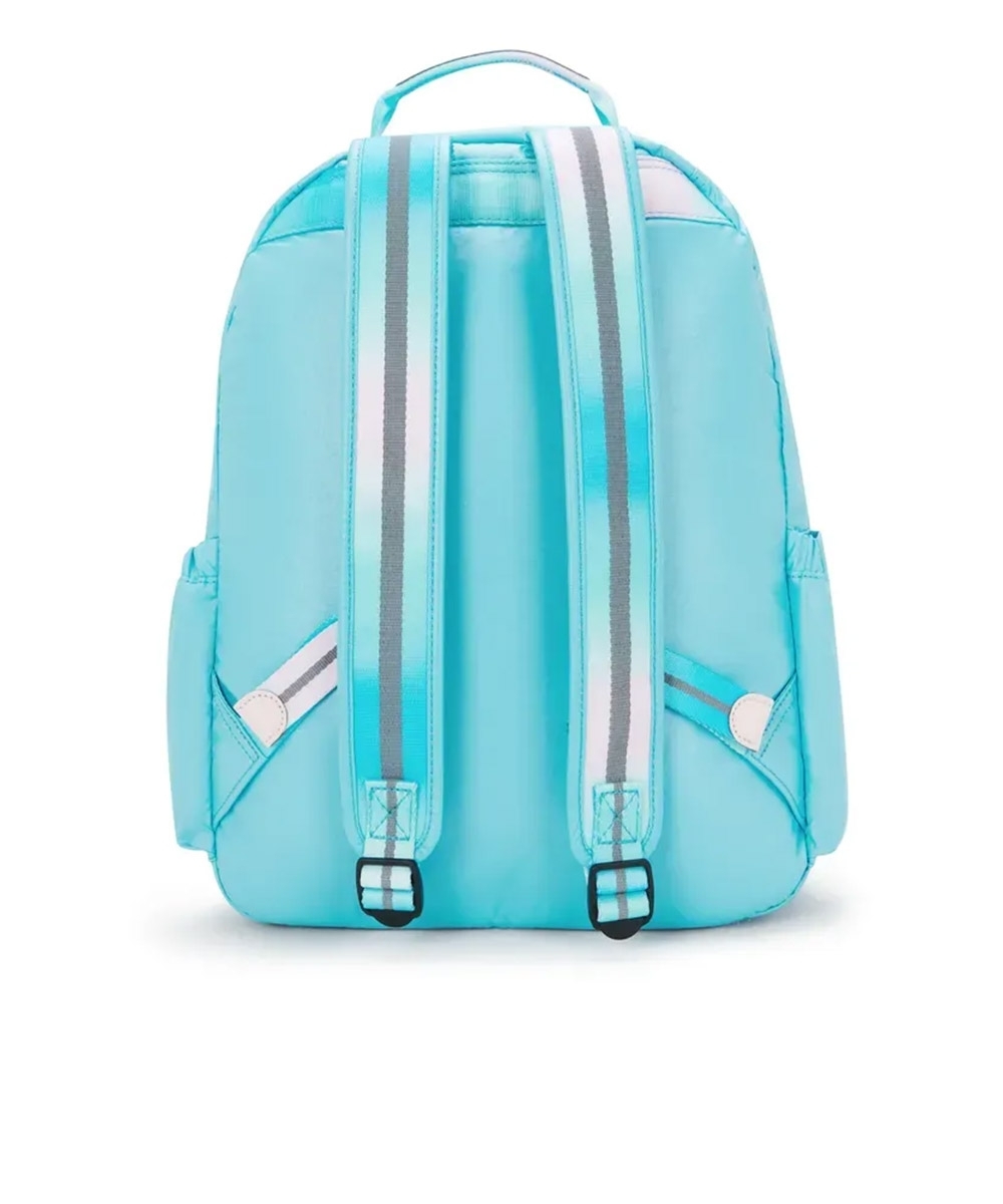 Mochila Kipling Seoul Sea Blue Met Turquesa