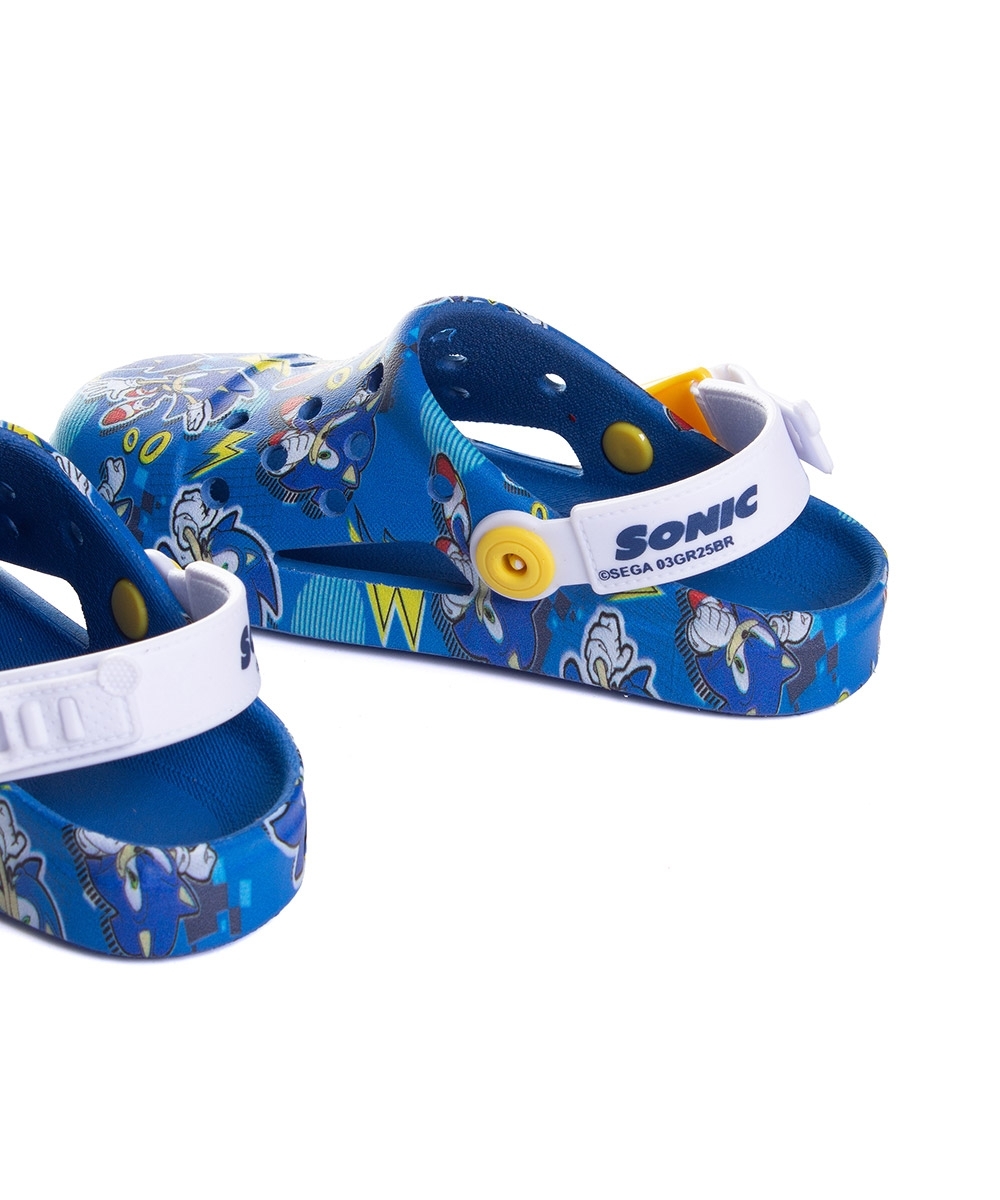 Babuche Infantil Grendene Sonic Fun Azul