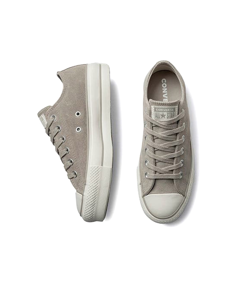 Tênis Converse All Star Lift Crafted Suede Marfim