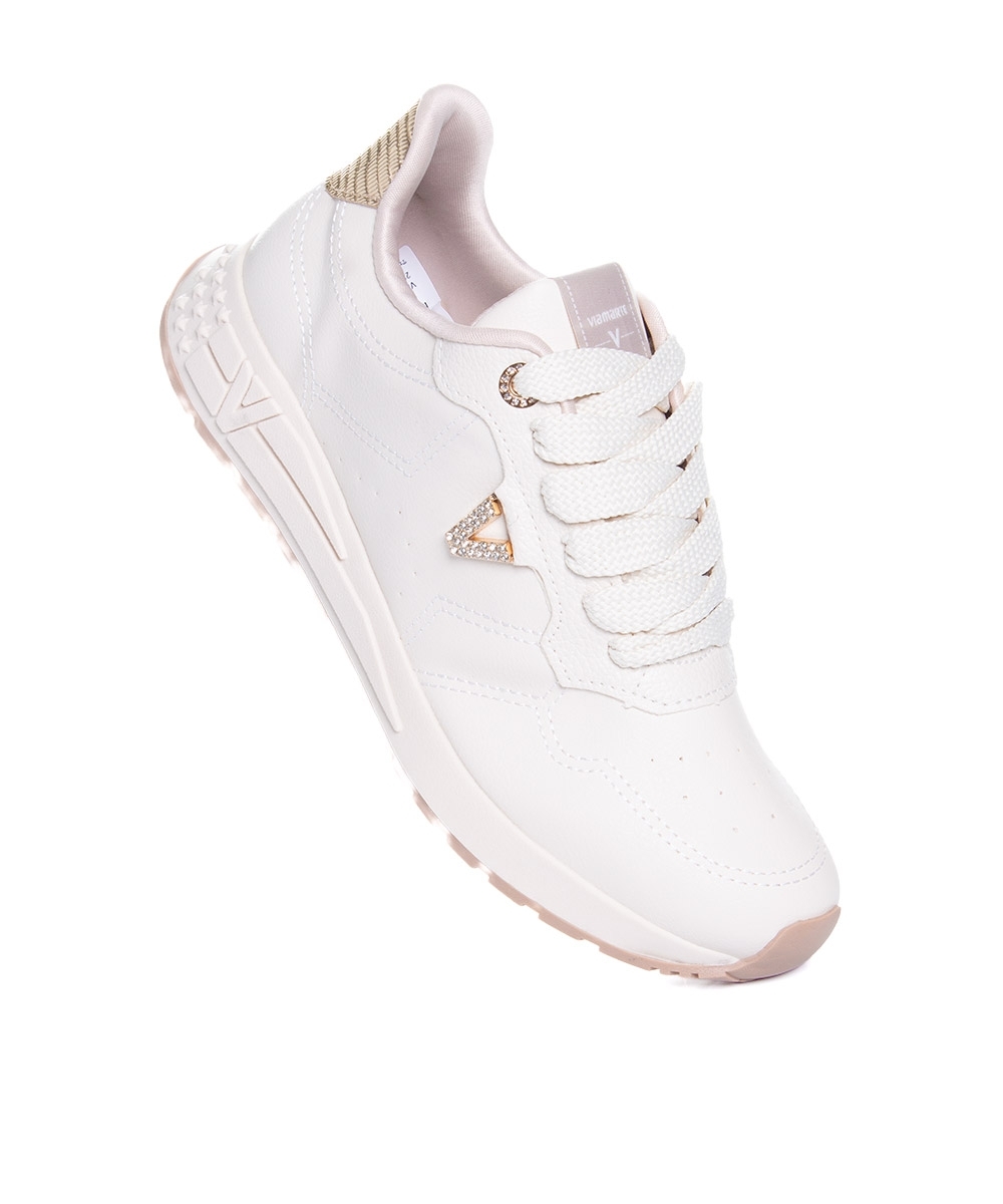 Tênis Feminino Via Marte Casual Marfim