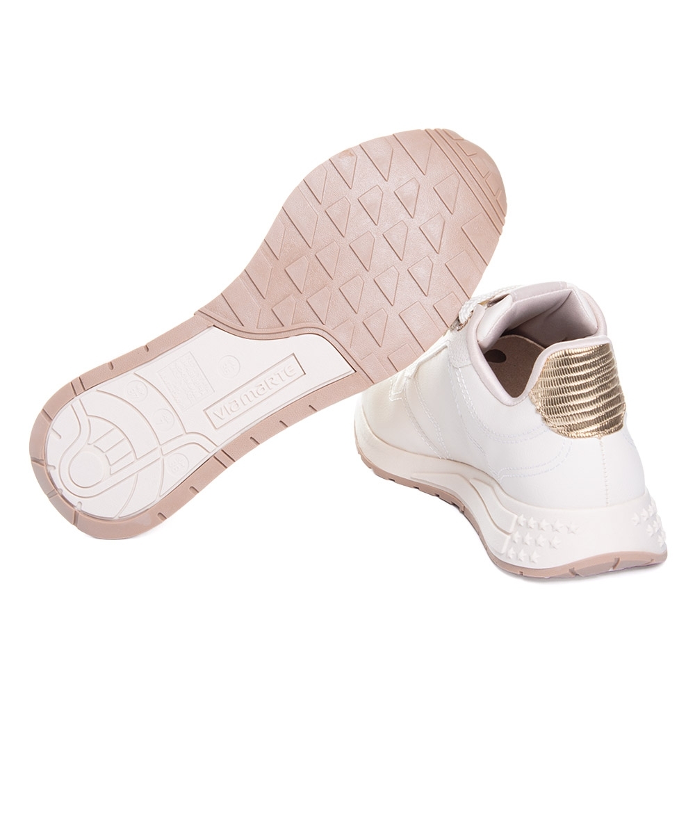 Tênis Feminino Via Marte Casual Marfim