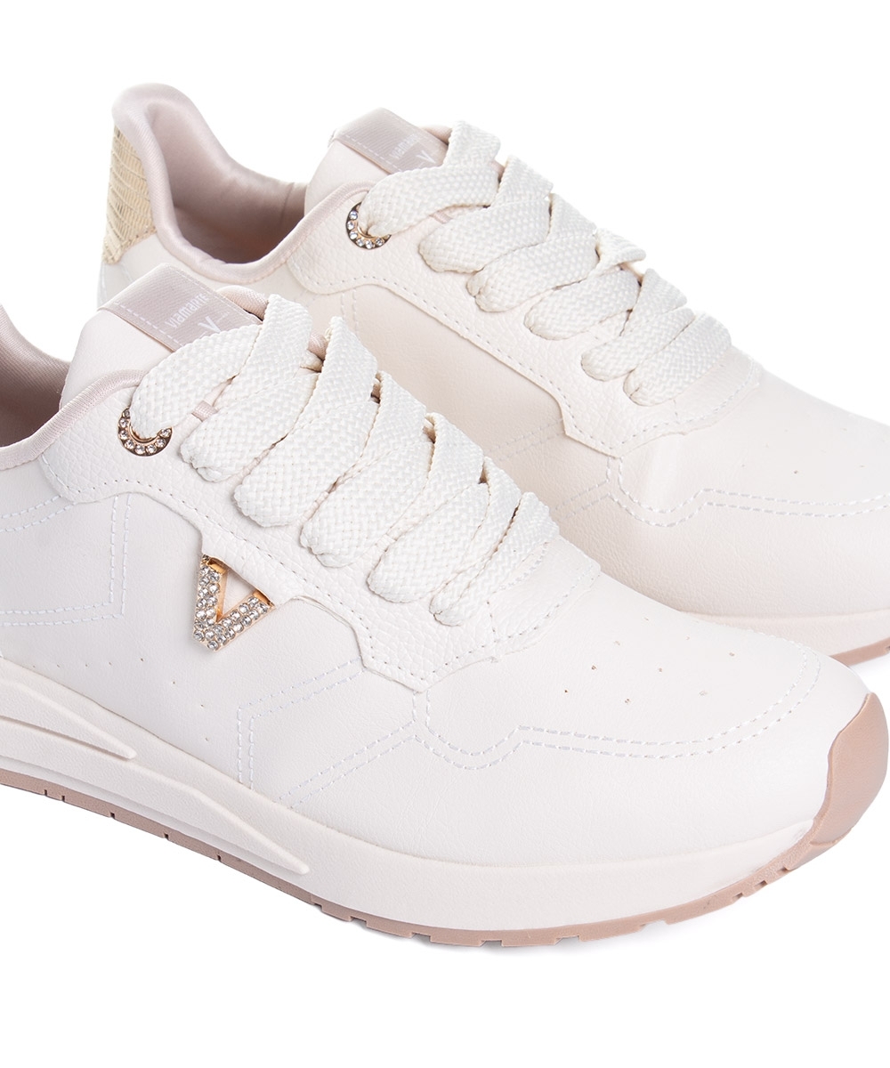 Tênis Feminino Via Marte Casual Marfim