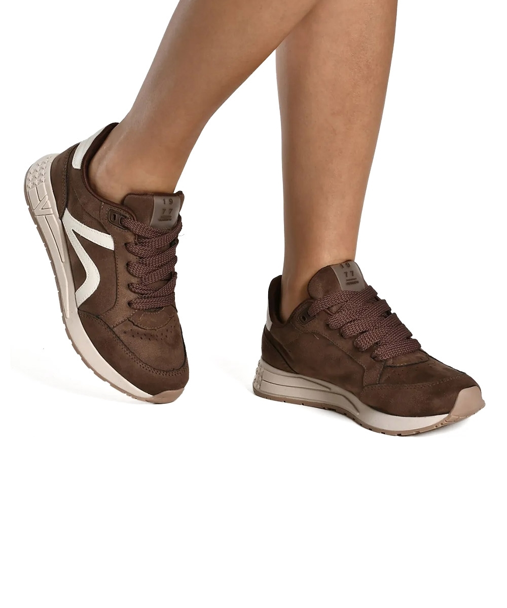 Tênis Feminino Via Marte Casual Marrom