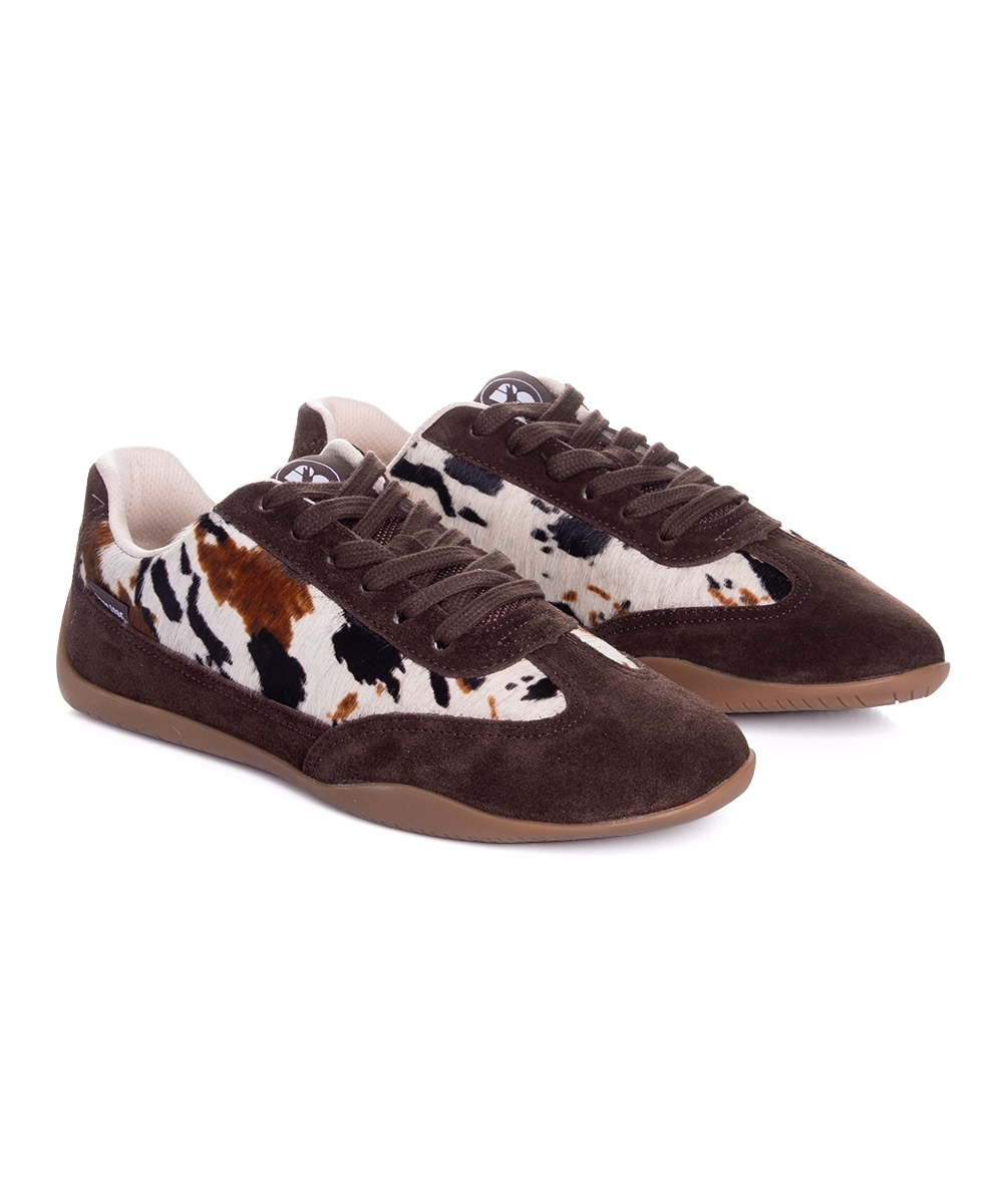Tênis Feminino Bottero Animal Print Couro Café