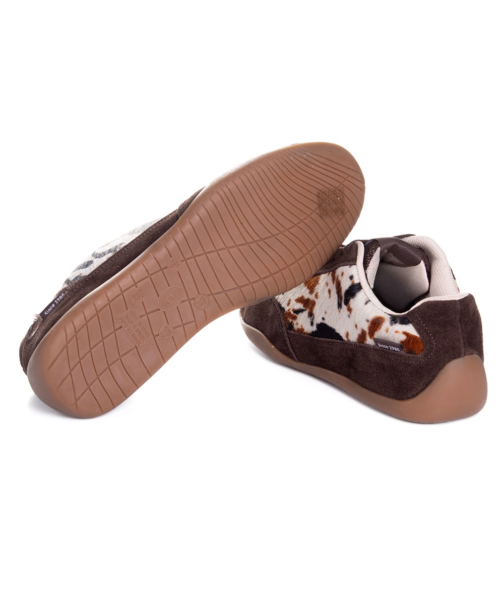 Tênis Feminino Bottero Animal Print Couro Café