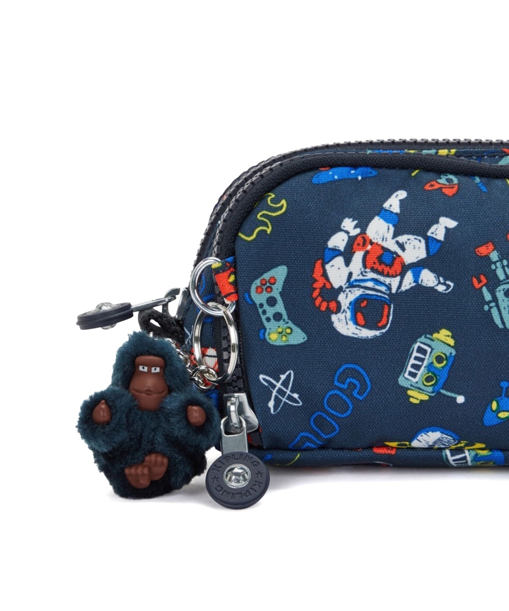 Estojo Kipling Gitroy Space Game Marinho