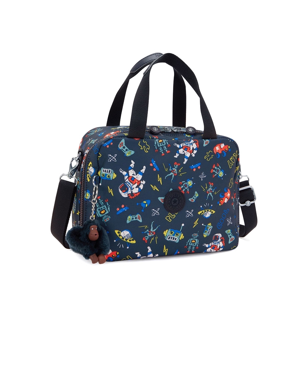 Lancheira Kipling Miyo Space Game Marinho