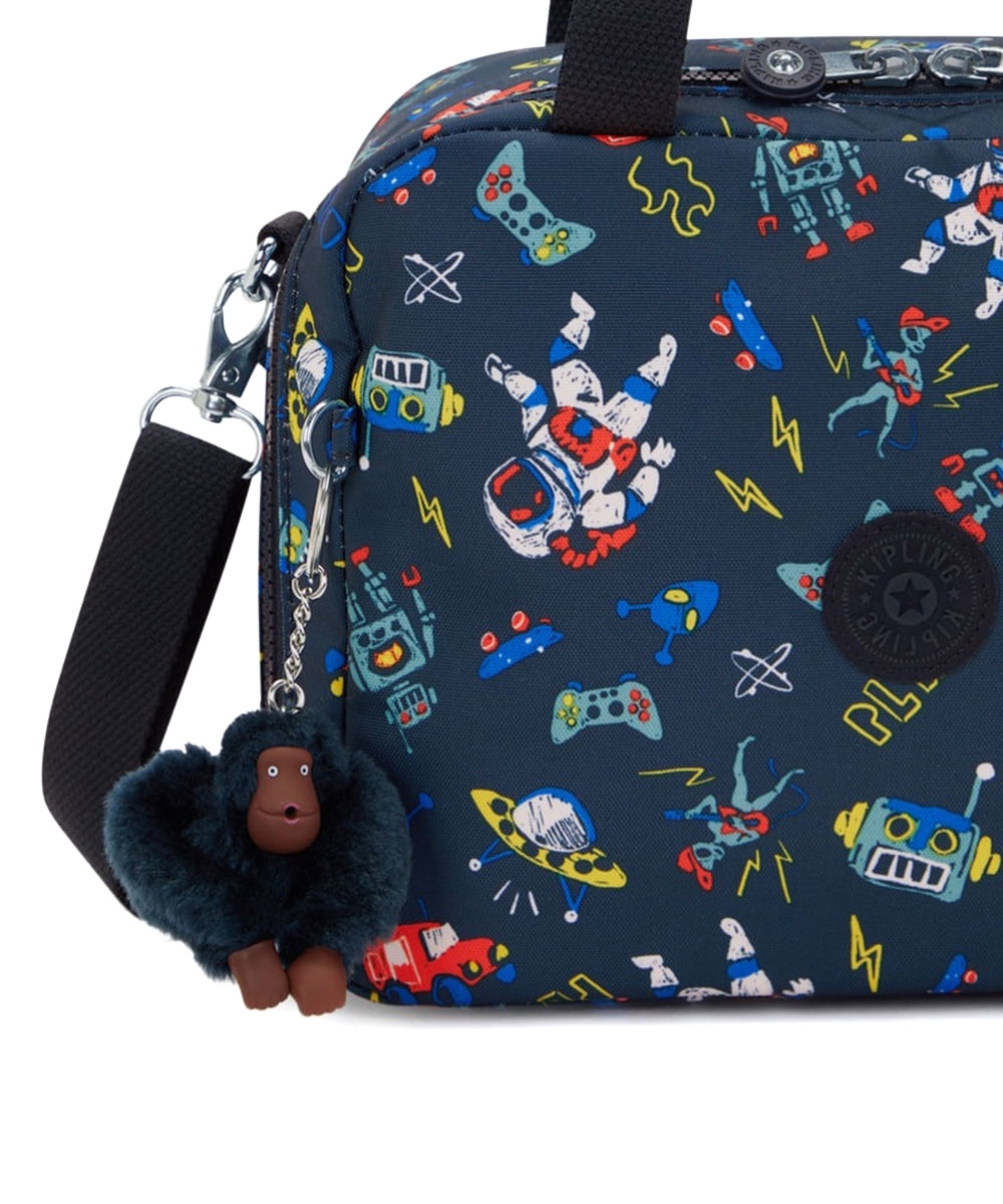 Lancheira Kipling Miyo Space Game Marinho