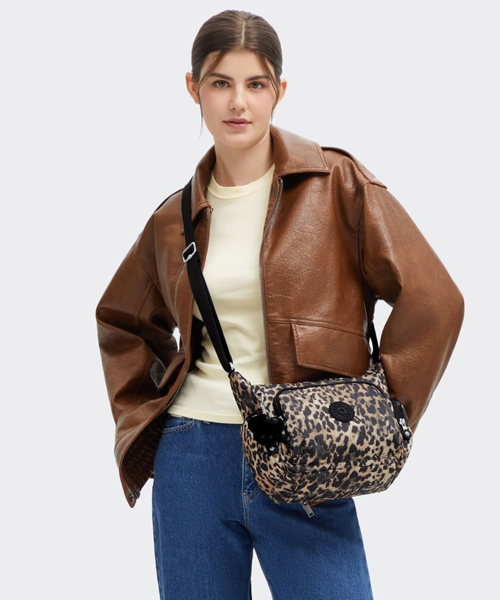Bolsa Kipling Gabb S Wild Leopard ONÇA