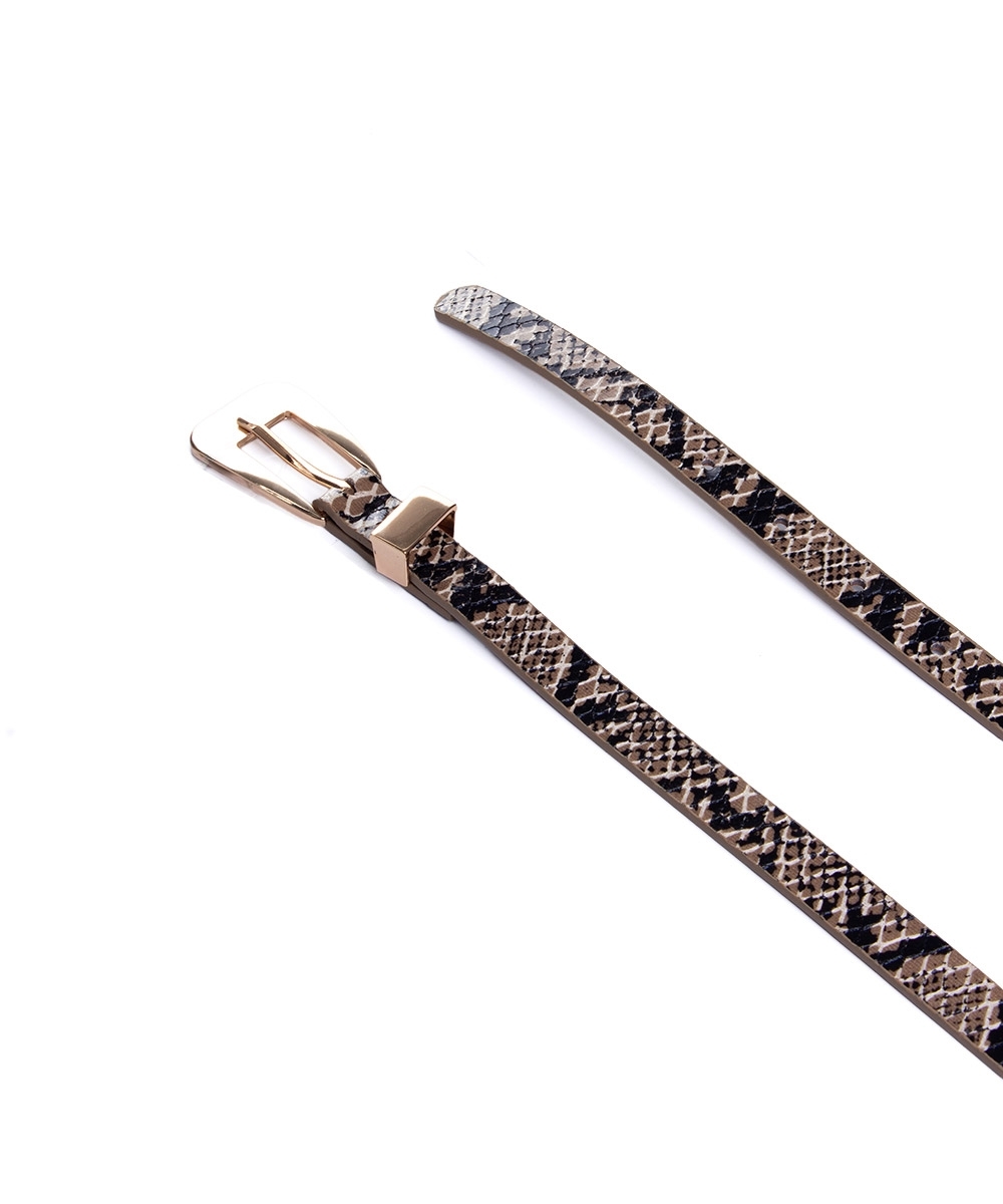 Cinto Fino Feminino Pixolé Castor